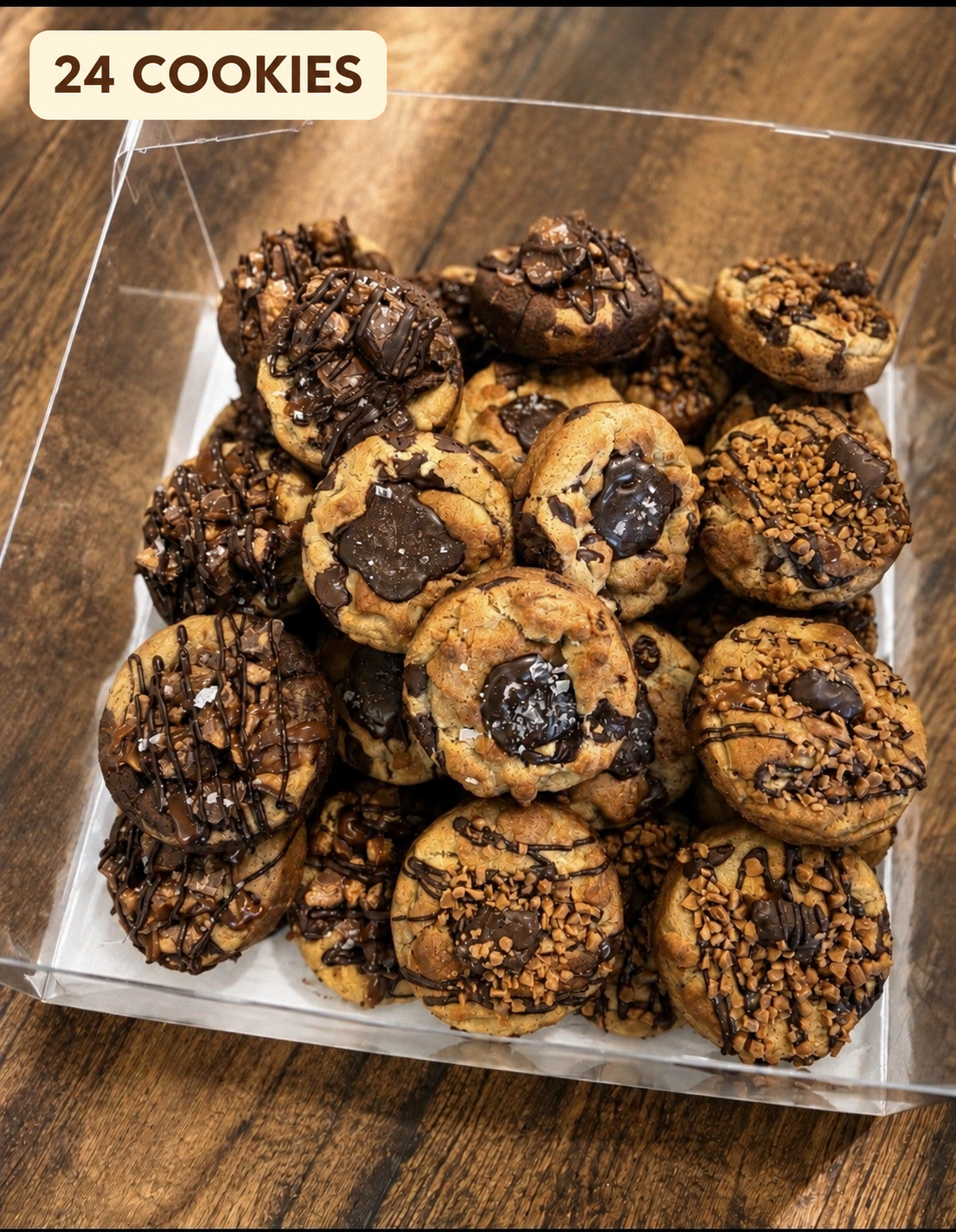Representative cookie assortment from above, 24 cookie pack