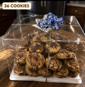 Representative cookie assortment in clear gift box, 36 cookie pack